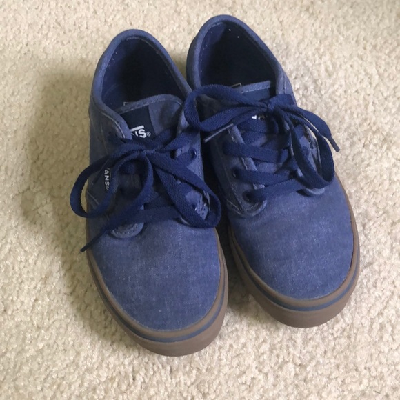 Vans Atwood Canvas Blue Kids size 1 - Picture 1 of 6